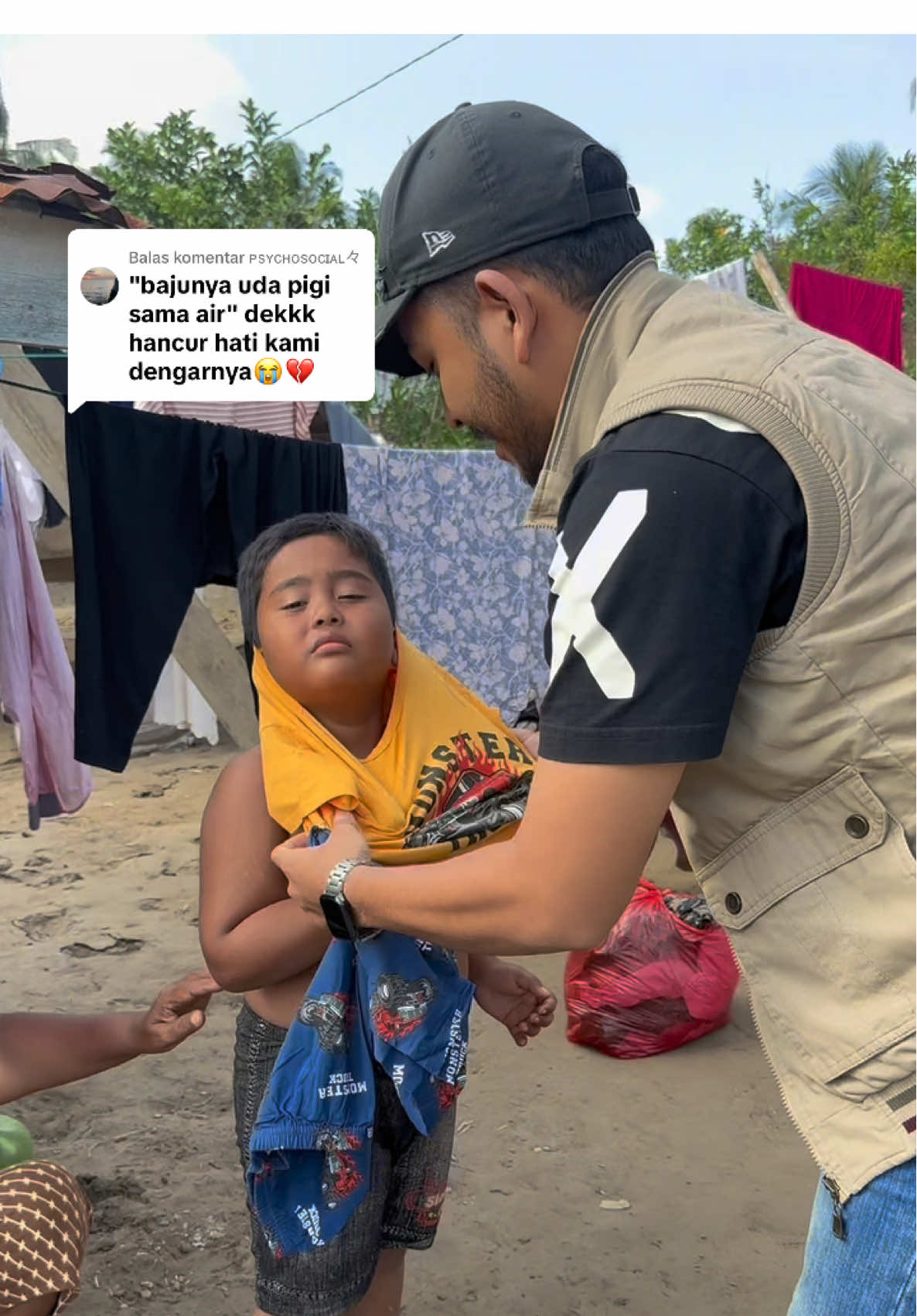 Membalas @ᴘꜱʏᴄʜᴏꜱᴏᴄɪᴀʟ々 alhamdulillah dek hafiz udah ada baju🥹 ⚠️‼️FAKE SITUATION‼️⚠️