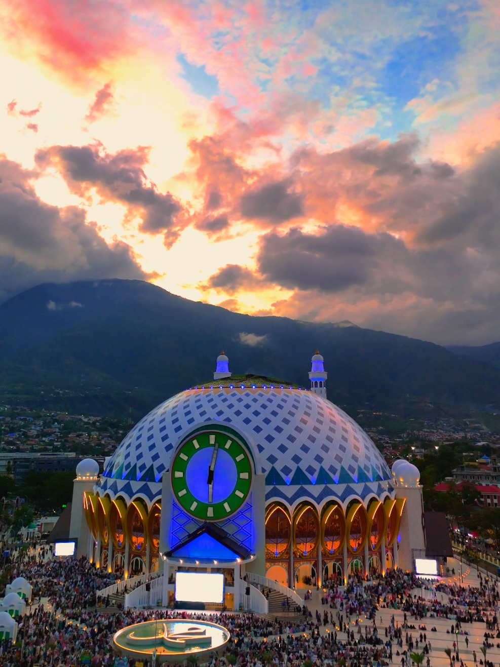 Pagi, Sore, Malam di Baitul Khairaat #masjid #mosque #kotapalu #palu #fyp 