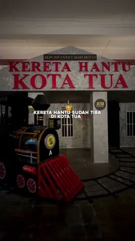 KERETA HANTU SUDAH TIBA DI KOTA TUA❗️ Mulai 5 Desember 2025 📍Kantor POS Kota Tua - Jakarta Tiket hanya bisa di beli di tempat (OTS) #jktgo #keretahantukotatua #kotatua 