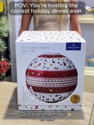 Surprise your loved one with this Christmas tableware set (7 pieces)!