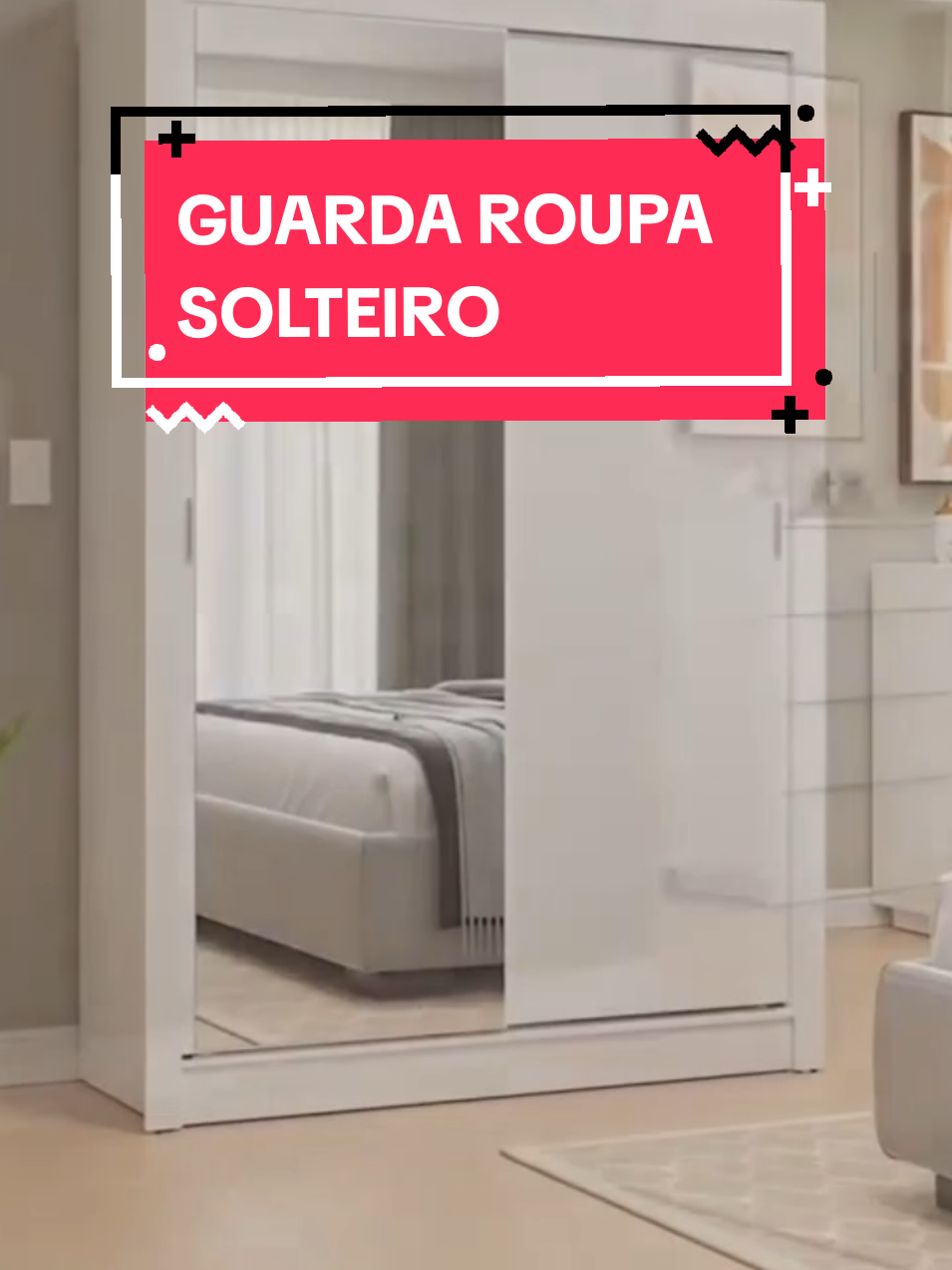 Guarda roupa solteiro com 2 portas e 2 gavetas.  Digite EU QUERO que te envio o link. #guardaroupa #viral  #promocao #dallas #shopee 