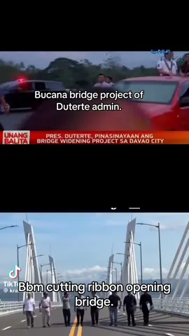 Bucana bridge project ni Duterte inaangkin nanaman para mag mukhang may project sila.#fyp #peoplepower #marcosresign #dutertelegacy #duterte 