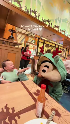 Thank you to this Chip cast member who made my baby’s first birthday so special. He loved Daisy too but he kept looking for Chip throughout the entire brunch. A meal filled with laughter and memories I’ll cherish forever 🤍 @Disney @Disney Parks  #disneyland #disneyparks #fyp #chipanddale #firstbirthday 
