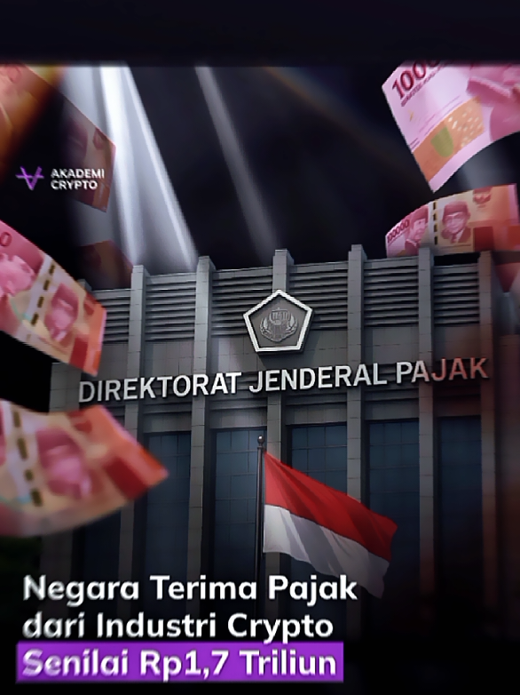 **Negara Terima Pajak dari Industri Crypto Senilai Rp1,7 Triliun** Direktorat Jendral Pajak (DJP) melaporkan industri crypto telah memberi sumbangsi terhadap pajak Indonesia senilai Rp1,76 triliun. Hal ini sejalan dengan pertumbuhan industri dan kejelasan regulasinya. 