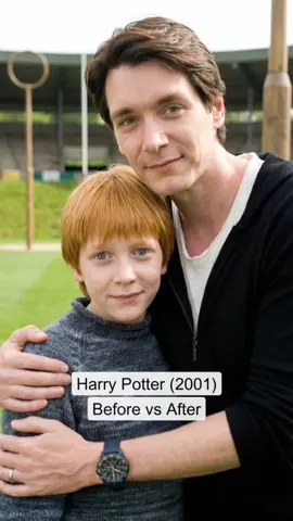 Harry Potter 2001 Before and After #harrypotter 