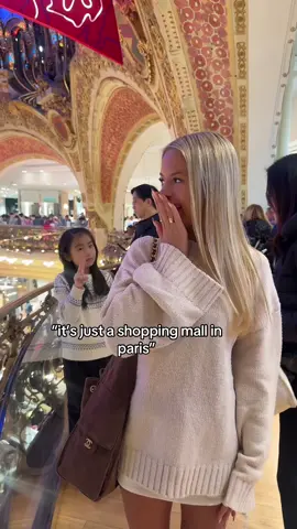 a shopaholics dream #galerieslafayette #parisshopping #paris #fyp #shopping 