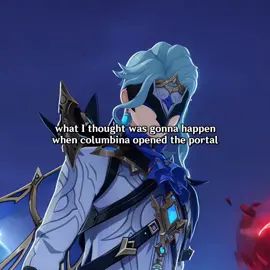 I thought she was going to use the mahoraga method 🥹 #rerir #dottore #columbina #GenshinImpact #fyp 