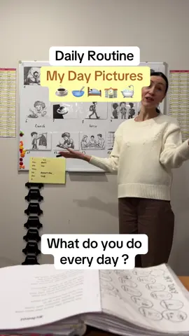 Watch as I teach Daily Routine with my own picture cards and a super catchy ‘What do you do every day?’ song!  #уроканглійської #teachenglish #learnenglish #teachingtime 