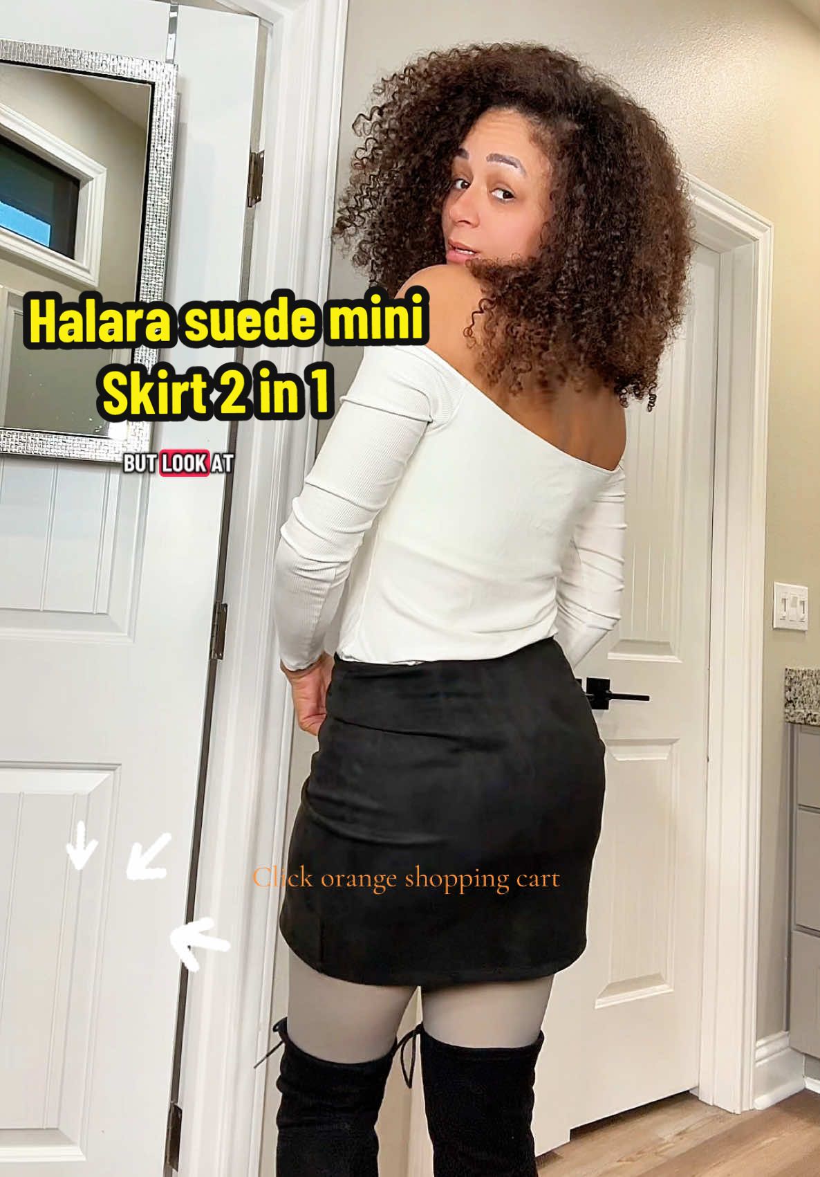 ✨ THIS SKIRT FOR $20.95?! STEAL. 😭🙌 The @Halara High Waisted 2-in-1 Suede Bodycon Mini Skirt is officially my new favorite & it’s on sale right now for just $20.95 (originally $29.68). Free shipping ✔️ Free returns ✔️ 4 interest-free payments of $5.23 ✔️ Tell me why we’re not all grabbing this 😭 It looks like a cute mini skirt… but feels like shorts. AND snatches the waist without squeezing the life out of you. The suede texture? Buttery. The fit? Sculpted. The comfort? Unreal. ✨ High-waisted tummy-controlling design ✨ 2-in-1 built-in shorts ✨ Suede-soft + stretchy ✨ 4.6⭐ rating with 1,700+ sold ✨ Fast shipping to your door Which color should would you get👇 🤎 Pecan Pie 🖤 Black ☕️ Demitasse 🌫 Stormy Weather 🌙 Moonlit #getlifted #halaratiktokshop #activeinhalara #tiktokshopnewarrivals #halaraskirt @Halara_official @Halara shop 
