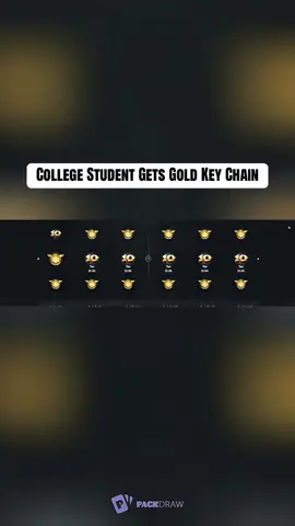 College Student Gets Gold Key Chain