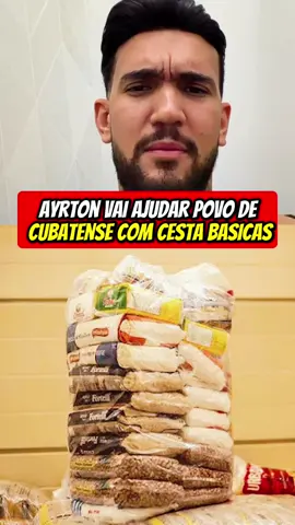 Ayrton vai ajudar poço cubatense com cesta básica @Ayrton Brito @Clipfy League  #ayrtonbrito #ayrtonclipfy #clipfyleague 
