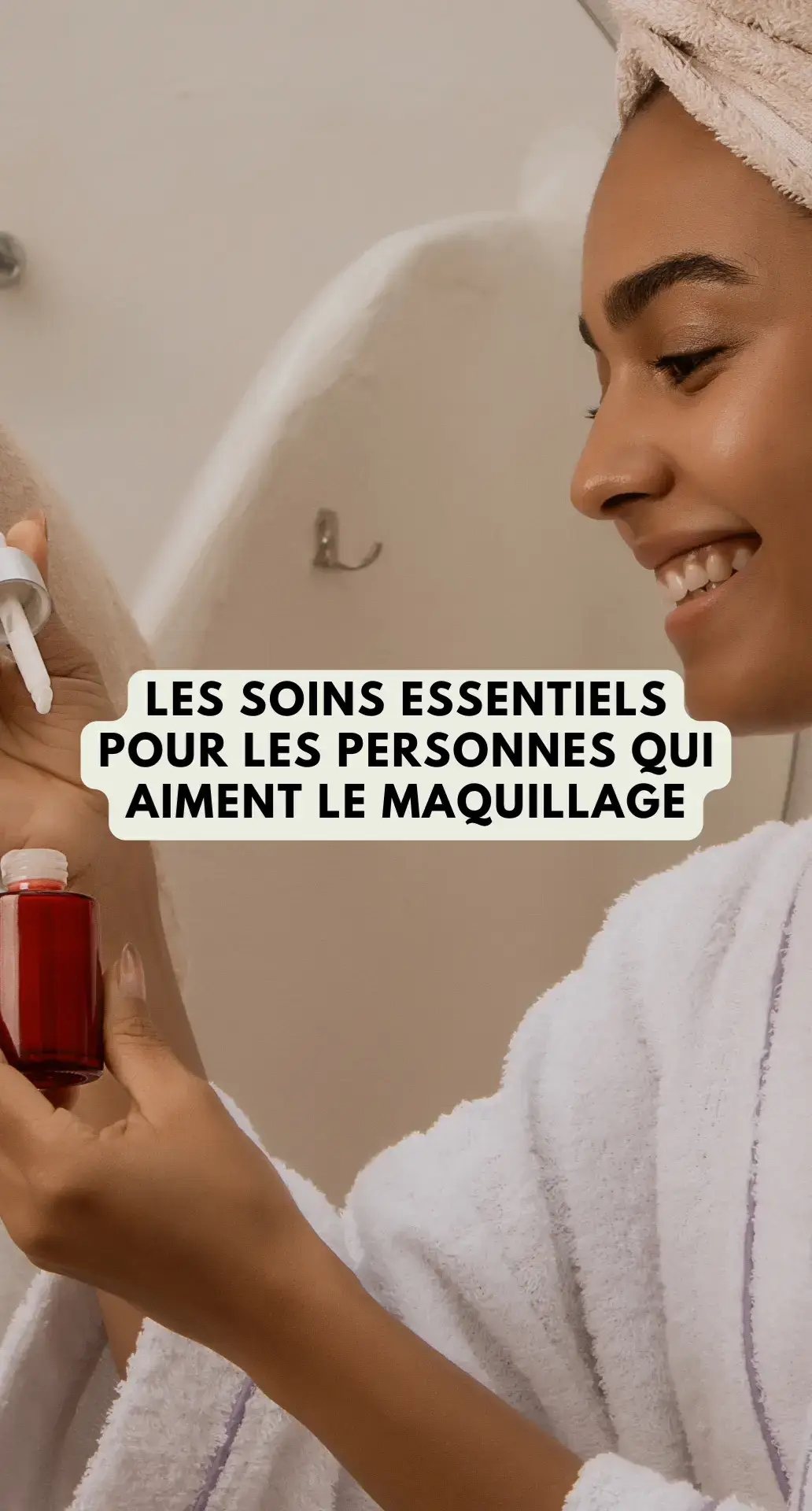 Si tu aimes te maquiller, il est d'autant plus important que tu fasses attention aussi aux soins que tu appliques. Non seulement cela est important pour ta peau, mais cela donne à ton maquille un rendu plus lisse et plus lumineux. #skincare #maquillage #cosmetiques #beauty