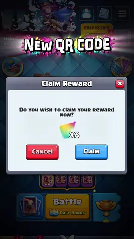 New QR code 6 shard - QR code Clash Royale 2025 #clashroyale #qrcodes #game #viral #fyp