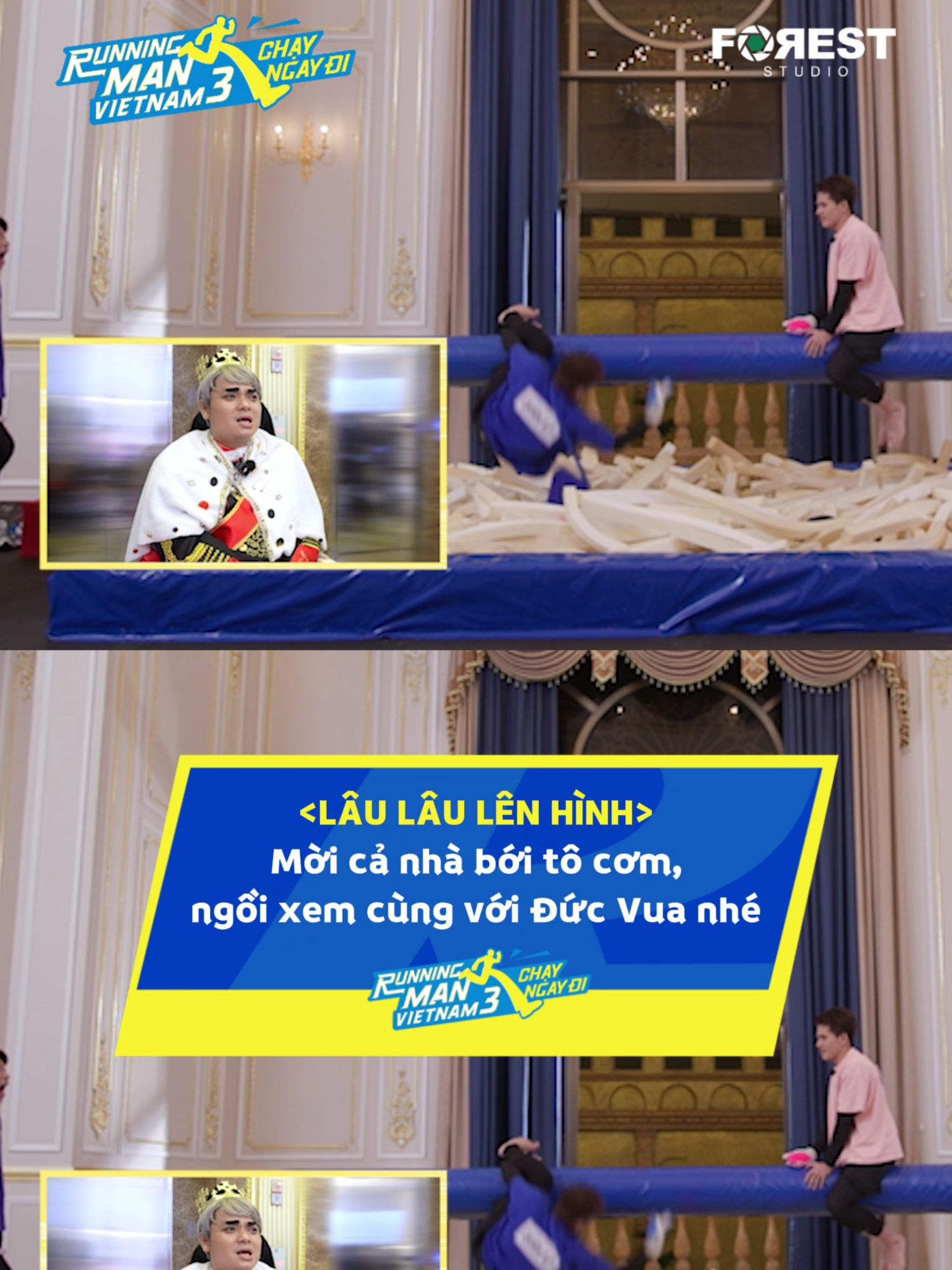 Được bữa Đức Vua reaction nha cả nhà ơi  --- 🎬 Tập 9 Running Man Vietnam mùa 3 - CHẠY NGAY ĐI đã trên hệ thống kênh FOREST STUDIO. Ⓒ Running Man Vietnam Season 3 - Bản quyền thuộc Forest Studio. #RunningManVietnam #RunningManVietnamSeason3 #ChayNgayDi #ForestStudio #TranThanh #NinhDuongLanNgoc #LienBinhPhat #QuangTuan #AnhTuAtus #QuangTrung #QuanAP #LeNhan #Isaac #QuocThien #XuanTien #chinsu #tuongotchinsu #vanmonngonbungvi #bunglenvantiecvui #NuocmamcacomNamNgu #NuocmamNamNgu #CoNamNguthemhanhphuc #DownyVietnam #THOMMMMM