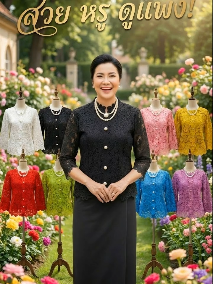 เสื้อลูกไม้พรีเมียม สวยหรูดูแพง ใส่แล้วปังทุกสี! รีบจัดด่วนก่อนหมดนะซิส! #เสื้อลูกไม้ #แฟชั่น #เสื้อผ้าผู้หญิง #สไตล์ #พร้อมส่ง