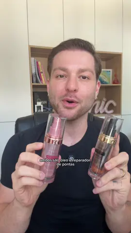 Óleo ou reparador? Os dois são óleo, muda só a textura. Supreme Oil de Nutri Rosé foca em brilho intenso e redução de pontas duplas, já  Argan Oil de Reconstrói os Fios foca em força, reparação e brilho extra. ✨Todos têm proteção térmica, UV e aquela fragrância única de Siage. Agora é só escolher qual desses de @Eudora Loja combina com a sua rotina ;) #EudoraSiàge #NutriRosé #ArganOil #Eudora #publicidade