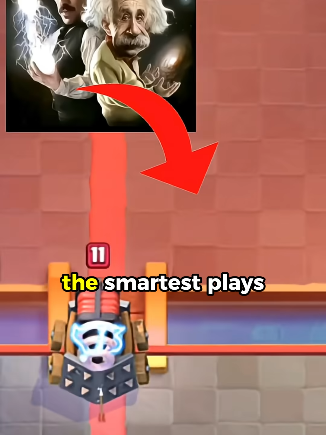 The Smartest Plays You'll Ever See   #clashroyale  #shorts