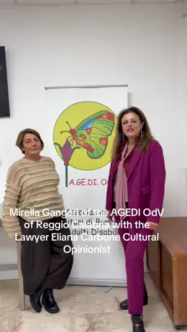 L’ Avv. Eliana Carbone intervista in inglese la Prof.ssa Mirella Gangeri Presidente dell’ AGEDI OdV di Reggio Calabria per la Giornata internazionale della disabilità del 3 Dicembre 2025 presso i laboratori dell’ AGEDI. @italia @calabria #reggiocalabria #mondo #Inprimopiano #world #disabilità