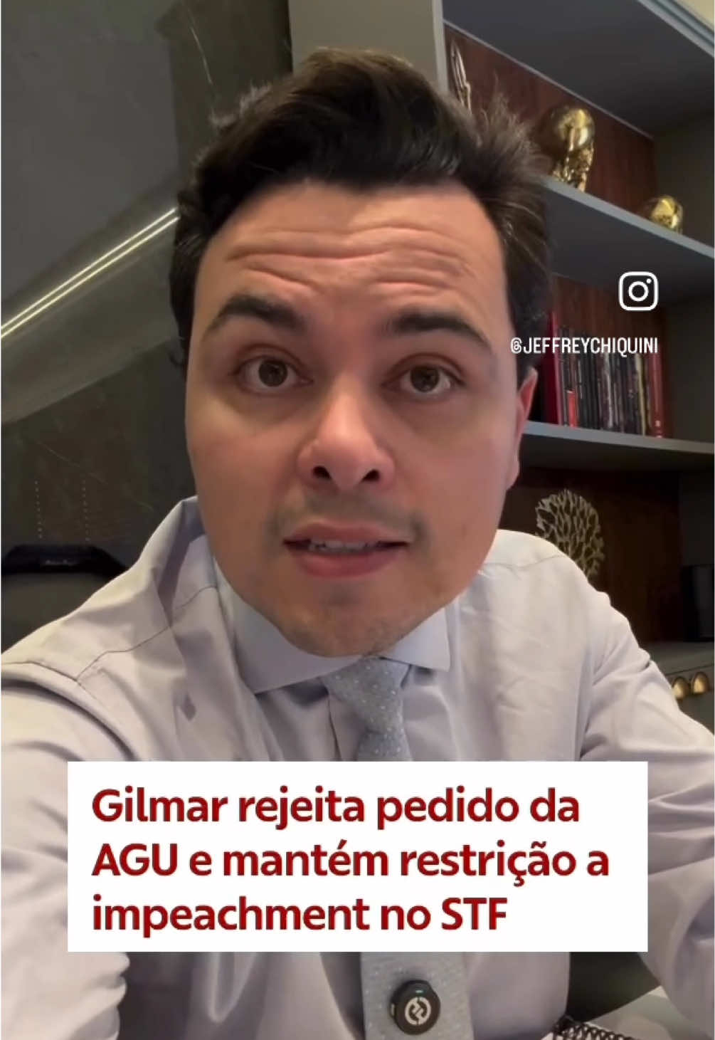 🚨URGENTE: Gilmar nega pedido de Messias para reconsiderar decisão sobre impeachment