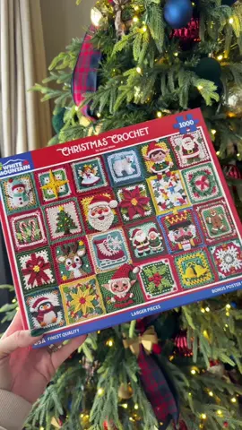 This Christmas Crochet puzzle is so cute! 
