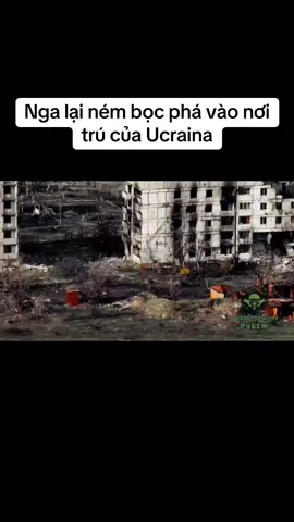 Nga lại ném bọc phá vào nơi trú của Ucraina #nga #ukraine 