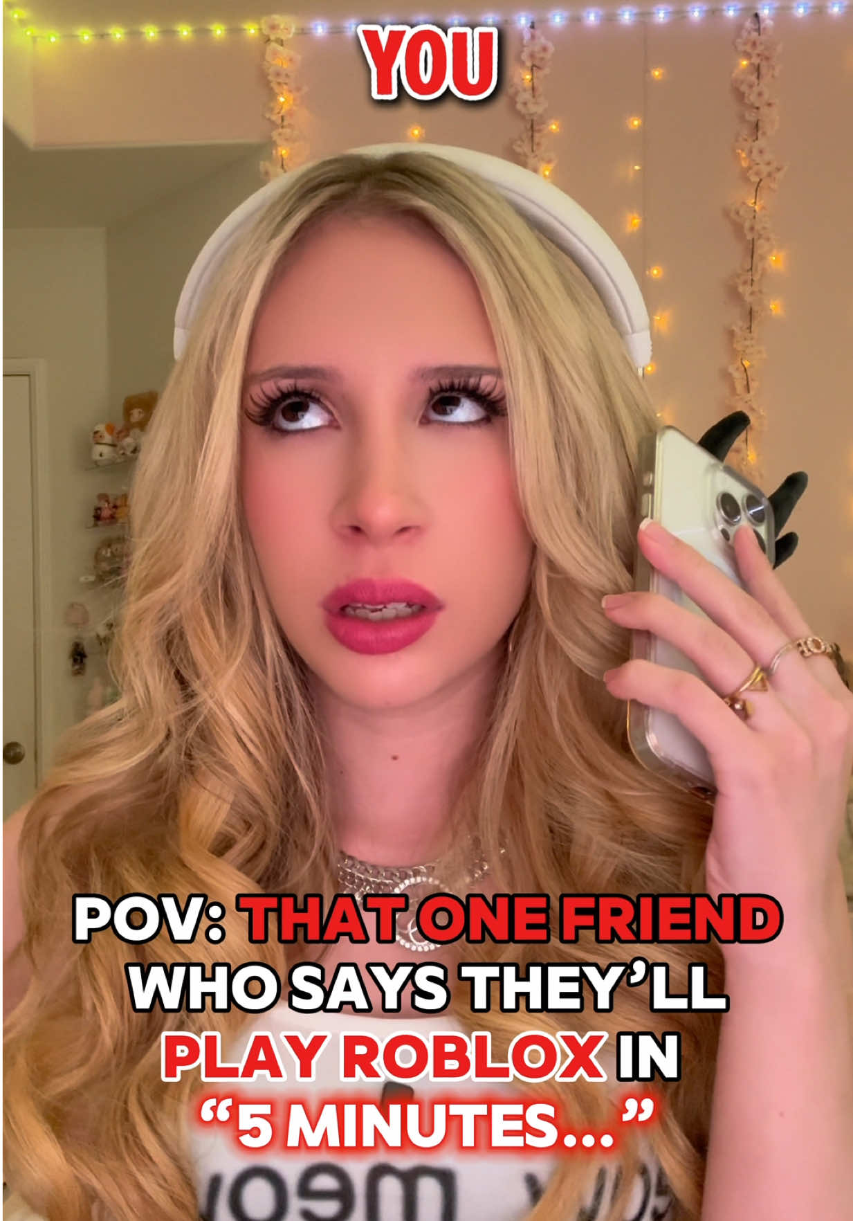 Tag that ONE FRIEND who says they’ll play in “5 MINUTES” on ROBLOX… 🥲🤭😔