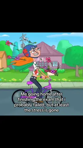 so happy that it’s over😭 #fyp #phineasandferb #candaceflynn #school #exam 
