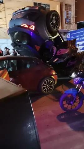 #حادث #بنفق الشرطه مكلوب ابو السيارة الله يكون بعونهم #لايكات 