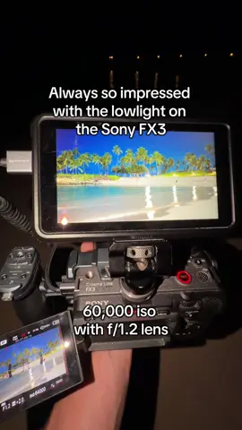 You never would think you'd use 60,000 iso until you have a camera that can do it🎥 LUTs & Powergrade in bio🎨 #sonyfx3 #cinematic #videography #sonyalpha 