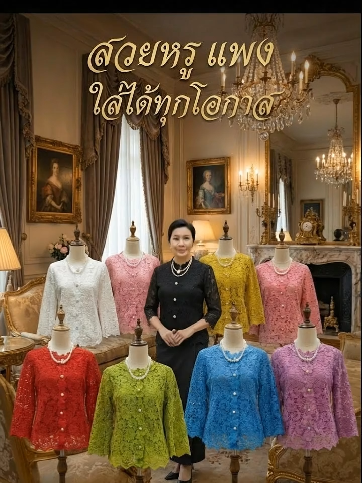 เสื้อลูกไม้สวยหรู ดูแพงเกินราคา! ใส่แล้วปัง ใครเห็นก็ต้องทักแน่นอน! #เสื้อลูกไม้ #เสื้อผ้าแฟชั่น #เสื้อสวย #พร้อมส่ง #ราคาถูก