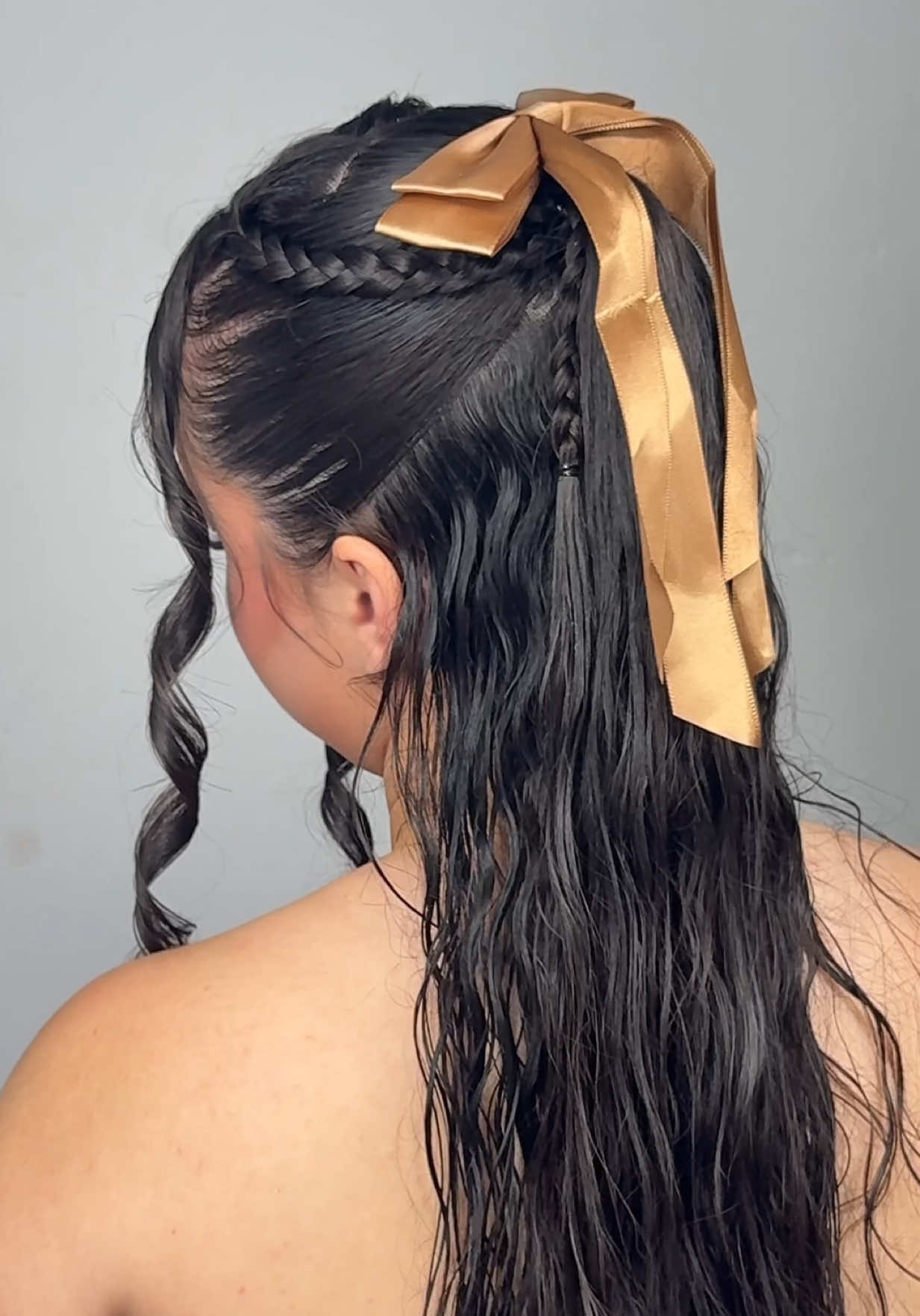 Penteado para festas de fim de ano ✨❤️ • • #penteado #penteados 