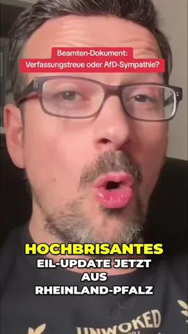 Beamte in Rheinland-Pfalz unter Druck? Dokument droht mit Konsequenzen bei 