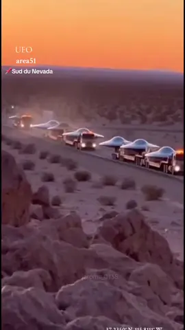 Convois OVNI filmés sur l’Extraterrestrial Highway #ovni #ufoキャッチャー #UFO #area51 