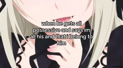 i love when he gets possessive or overprotective #ilovemyboyfriend #targetaudience #relatable #giftok #anime 