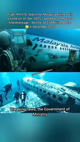 ✨ The world’s biggest aviation mystery is back. Flight MH370 vanished 11 years ago — now a new deep-sea mission will dive into 15,000 km² of ocean in a final hunt for answers. Will the wreckage — and the truth — finally surface? 🌊✈️ #MH 370 #MalaysiaAirlinesflights370 #titanic #diving #sharethecare 