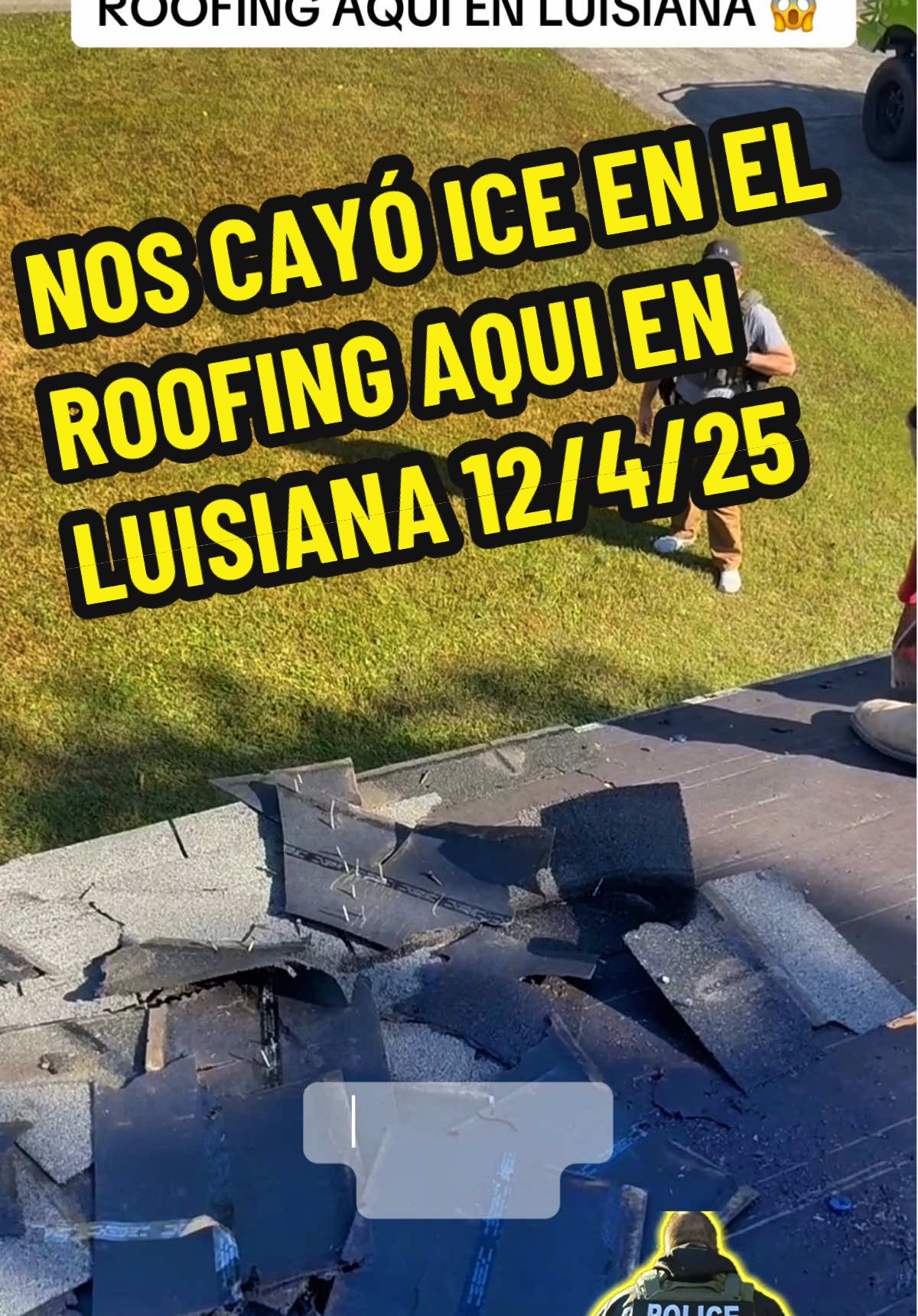 🚨Nos Cayó ICE En El Roofing Aquí En Louisiana 12/4/25 COMPARTAN,Operativo Masivo De Agentes Federales De Inmigración En Luisiana Noticia De Ultima Hora 🚨#borderpatrol #nuevaorleans #migration #ICE #migra 
