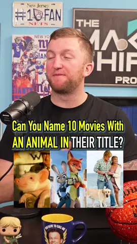 NAME 10 MOVIES With An ANIMAL In Their TITLE! #fyp #movie #cinema #movietok 