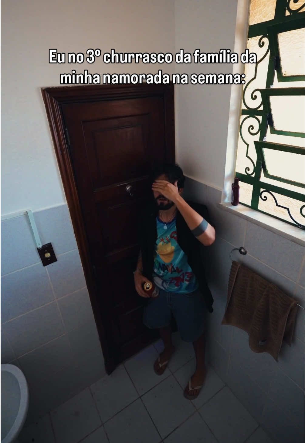 E eu nem de cerveja gosto.  #casal #relacionamento #namorados #churrasco #fy 