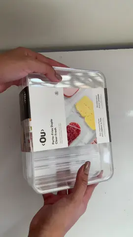 Porta frios duplo transparente  #portafrios #tiktokshop #cozinha 