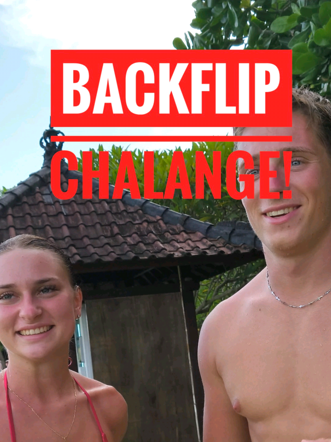DAY 1 DOIN' A BACKFLIP CHALLENGE #englishcontent #englishquiz #englishconversation #backflip 