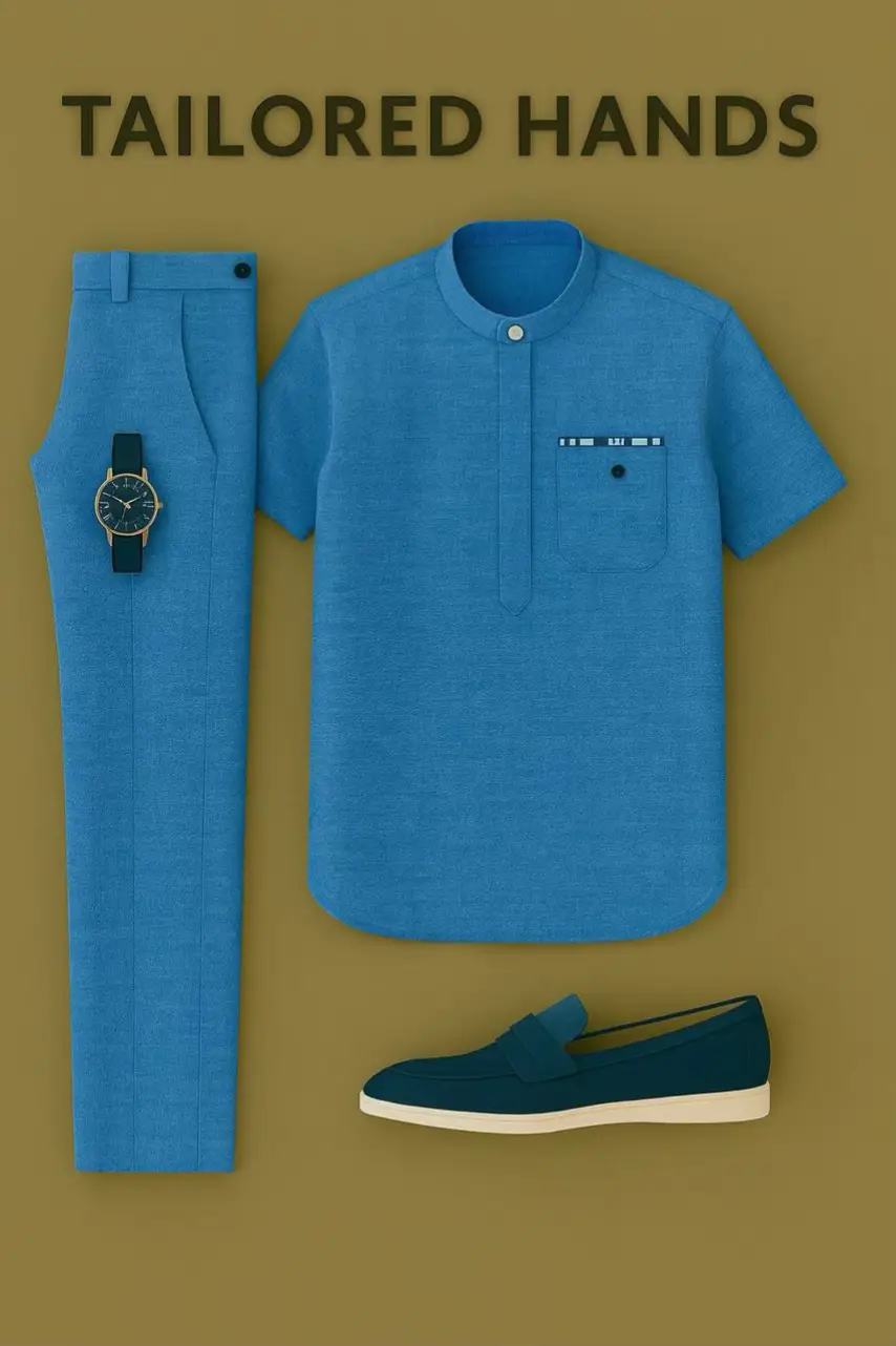 TAILORED HANDS *PRODUCT DETAILS:* Made Upon request.‼️ ———————————— M/L: GHS 950 or $100 XL : GHS 1000 or $100 2XL : GHS 1100 or $105 3XL : GHS 1200 or $110 ——————————————- Country: *Ghana*  Delivery: Worldwide  Google map: *TAILORED HANDS**‼️ —————————————— To make a purchase,  *OPTIONS*   Option 1  • Shop on https://tailoredhands.africa/ Option 2 : • Call or WhatsApp us on; +233540594203 +233245327668 —————————————- *SOCIAL MEDIA ACCOUNTS*  IG: *tailoredhands* TikTok: *officialtailoredhands*