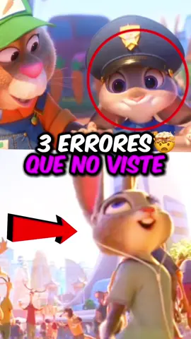 3 ERRORES QUE NADIE NOTÓ EN ZOOTOPIA 🤯 #zootopia #AngelOB #zootopia2 