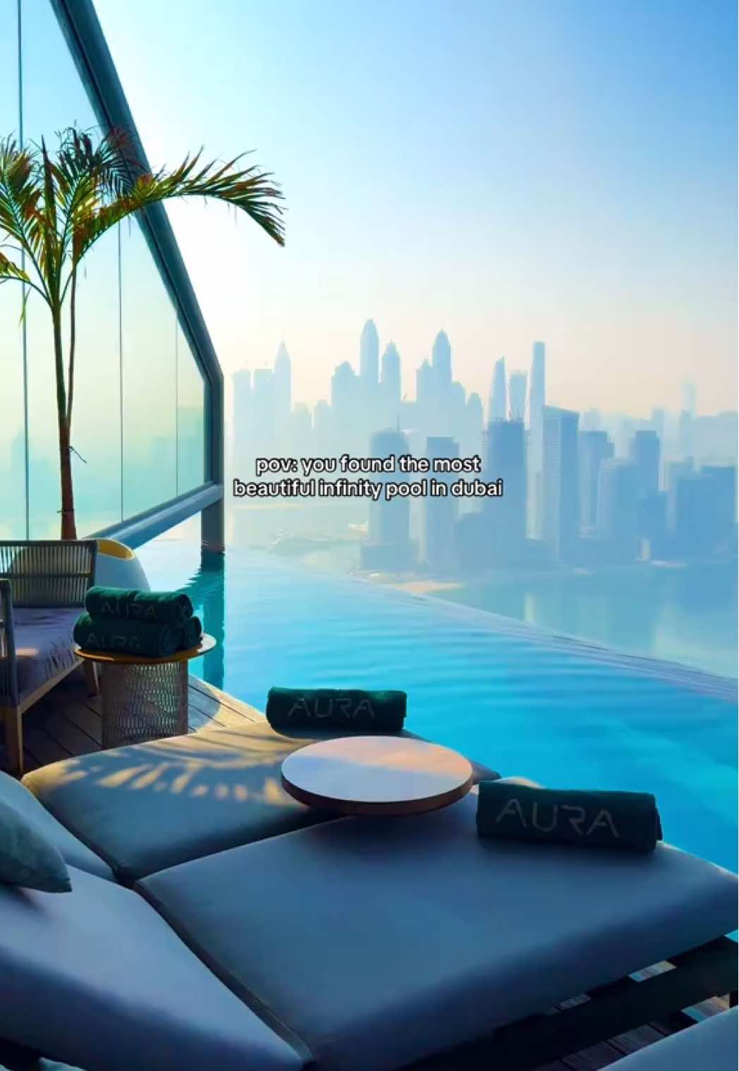 Aura Sky Pool in Dubai #dubai #fyp #fürdich #viral #foryou 