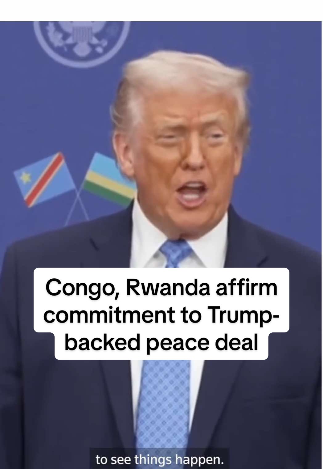 Rwandan President Paul Kagame and Democratic Republic of Congo President Felix Tshisekedi signed a peace deal in Washington, D.C., affirming commitments to an economic integration compact agreed on last month, and to a U.S.-brokered peace deal reached in June. The signing handed President Donald Trump the latest in a series of made-for-television diplomatic victories, in this case one at odds with the bloody situation on the ground. #congo #rwanda #peacedeal #trump #washington