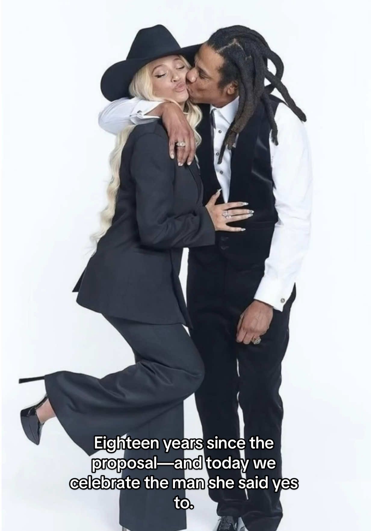 Today marks the birthday of Jay-Z and 18 years since he and Beyoncé began their forever. A partnership rooted in growth, and purpose—still standing strong.  #beyonce #powercouples #jayz #jayzandbeyonce #fypツ 