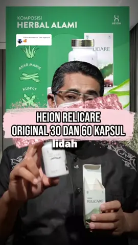 Membalas @tina.agus09  Heion Relicare Original dapatkan harga special belanja hari ini kemasan 30 kapsul dan 60 kapsul, cek keranjang kuningnya sekarang selagi ada stoknya. #heionrelicare #asamlambung #gerd #maag #HeionRelicareoriginal 