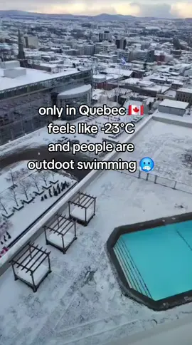 كيييف 😭 #quebeccity #freezing #canada_life🇨🇦 #swimming #canada 