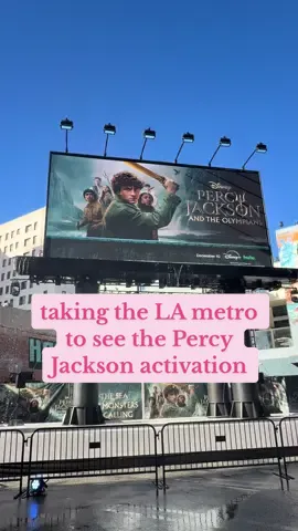 The new season of Percy Jackson starts on December 10th. I personally can’t wait! @Disney+ @hulu #lametro #percyjackson #publictransportation #percyjacksonandtheolympians 