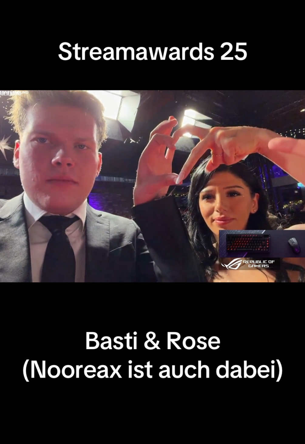 Bestes Duo nächstes Jahr #Bastighg & #rosemondy ? #streamawards2025 #streamawards #streamer 
