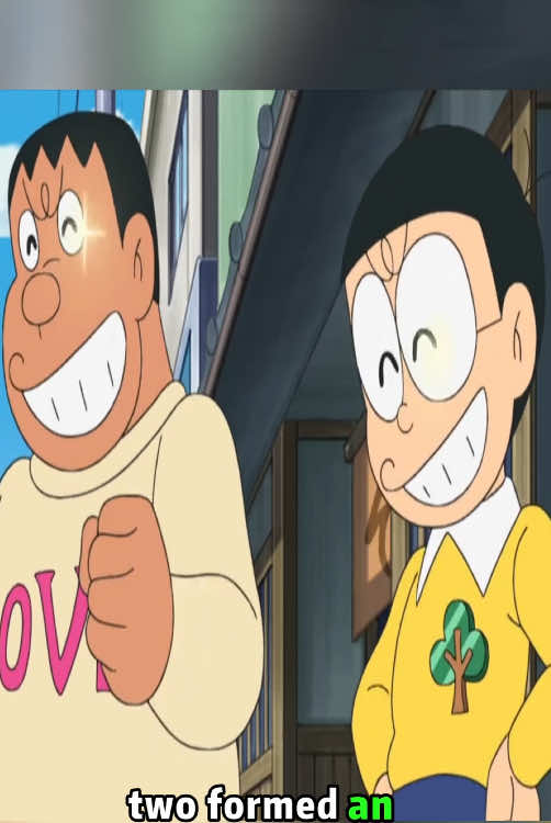 Payback for Suneo’s fake acts #doraemon #animation #fyp #usa#cartoon